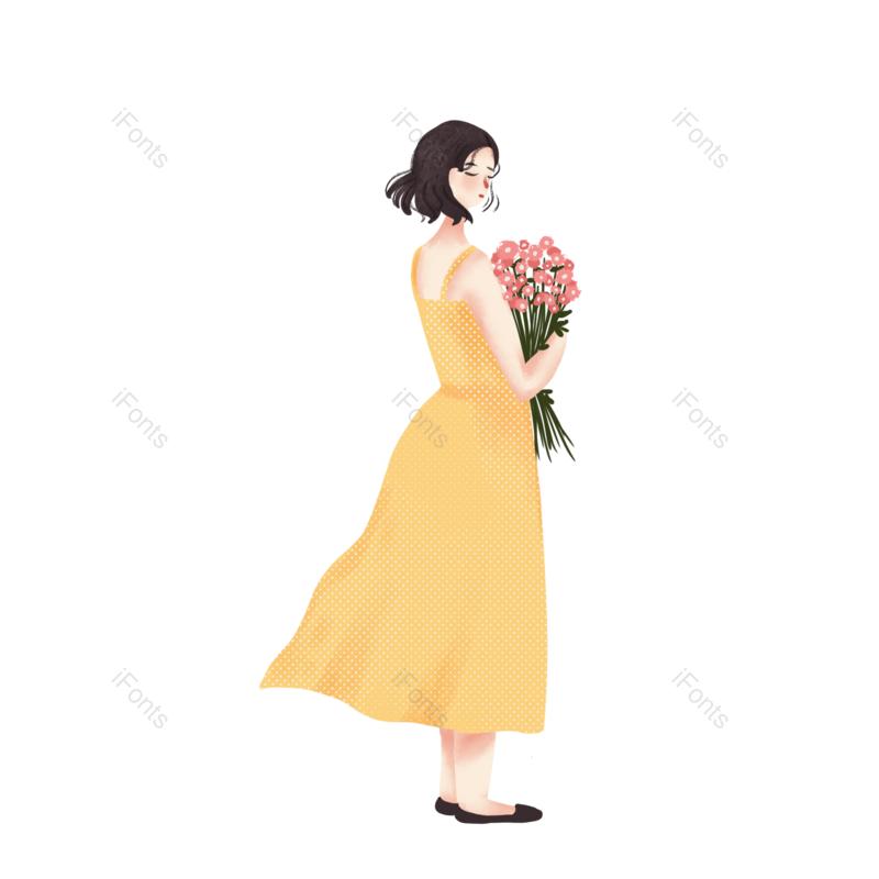元素图片,卡通元素,美女PNG,女人免抠素材